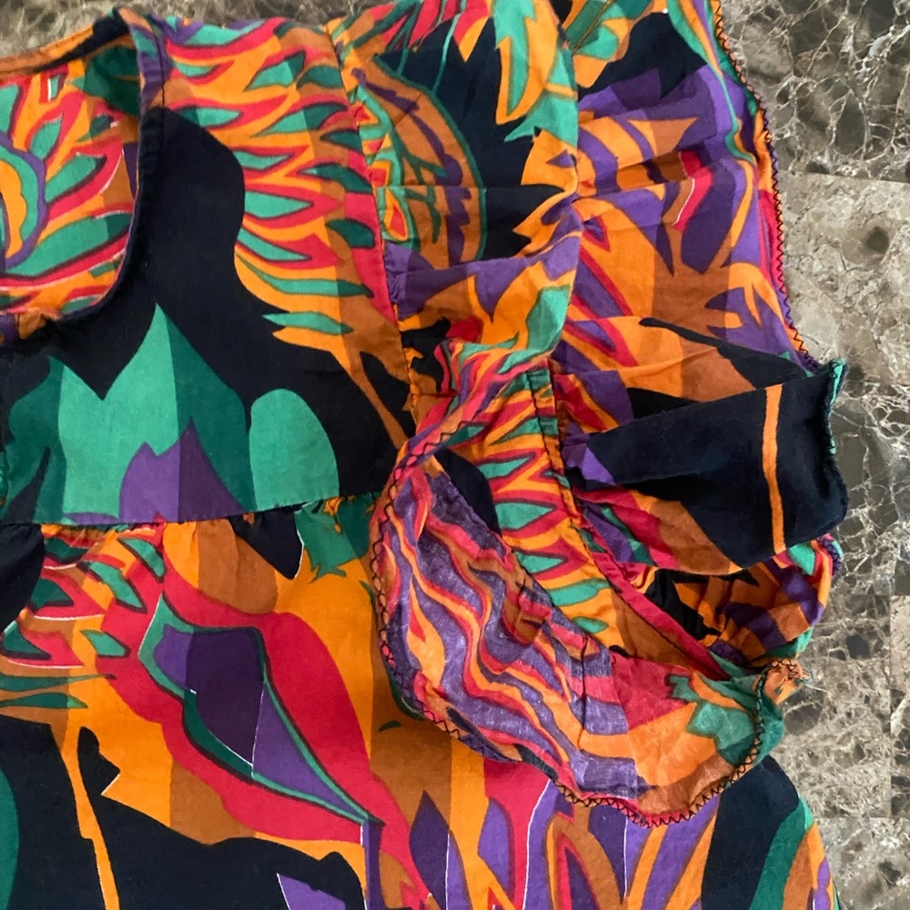 House of Harlow 1960 Colorful Patterned Blouse - Picture 4 of 9